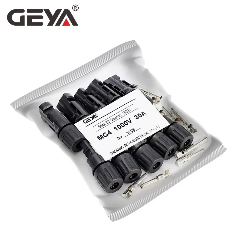 GEYA 5Pairs Solar Connector Male Female 30A 45A Solar Panel Branch Connectors fo