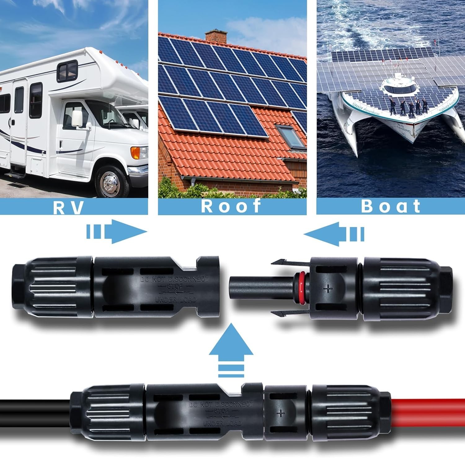 Comprehensive 24 PCS Solar Connector Set with 2 Spanners – Optimal for Any Setup