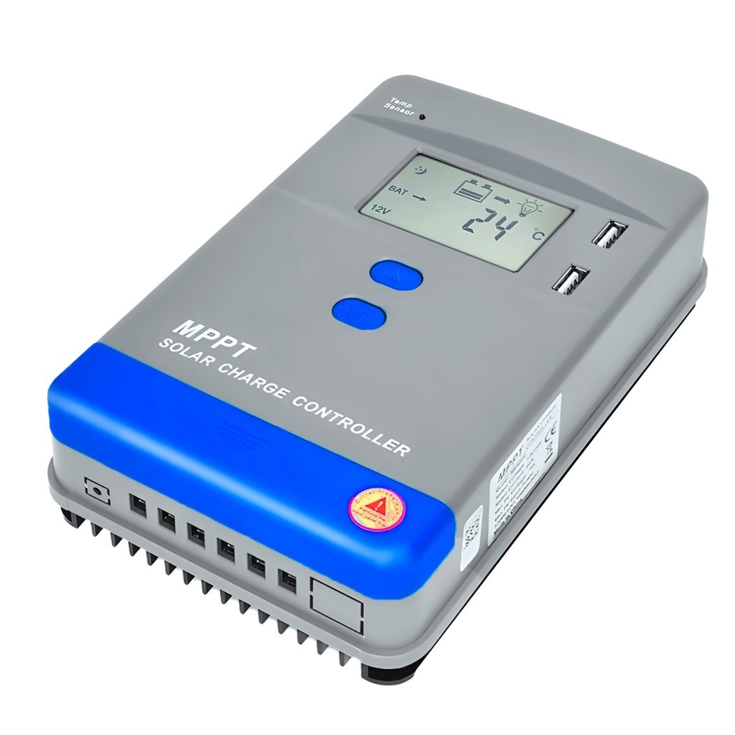 1040W 40A MPPT Solar Charge Controller 12V 24V Battery Regulator LCD MAX PV 75V