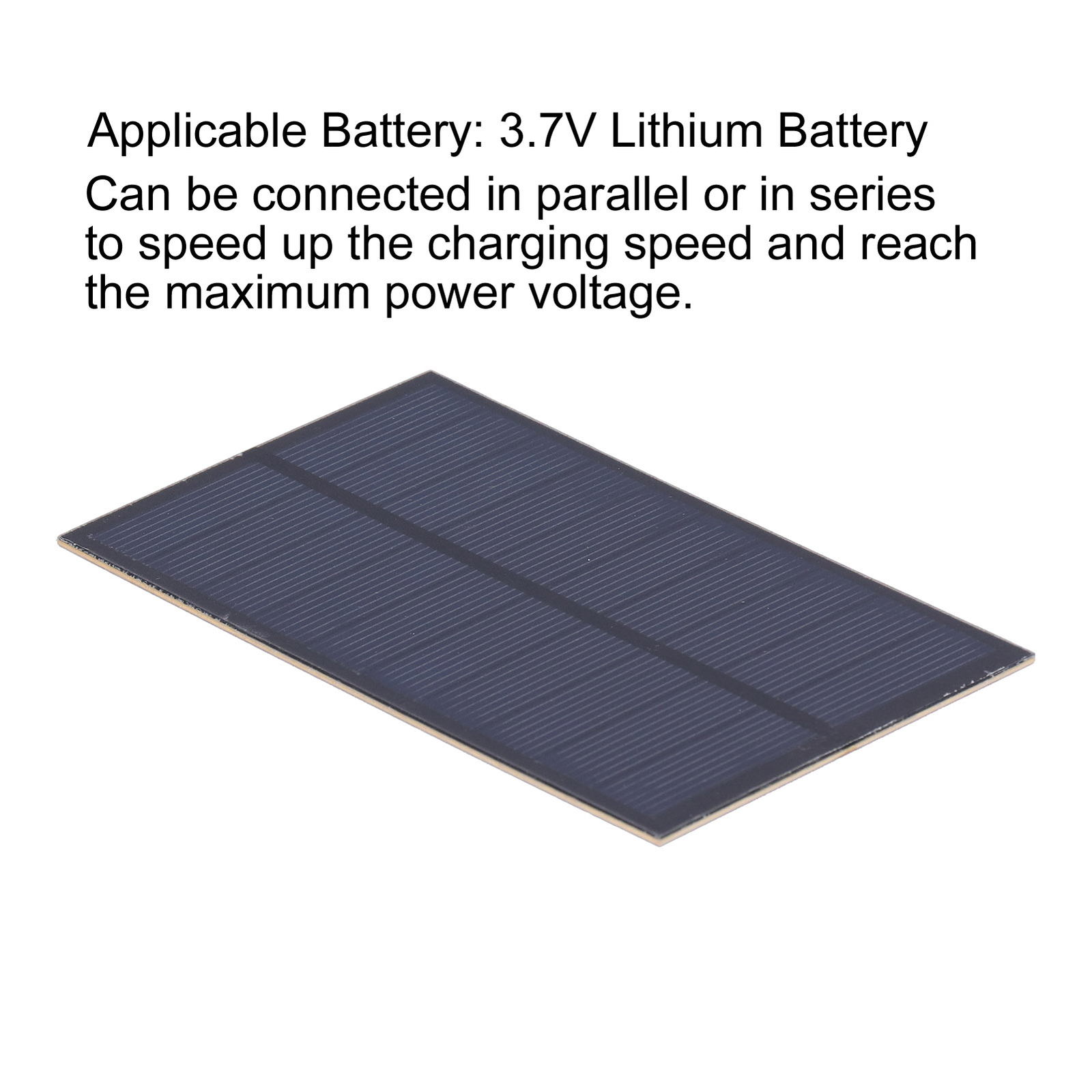 Solar Cell Panel Polysilicon Battery Charger For 3.7V Battery Lawn Wall Light