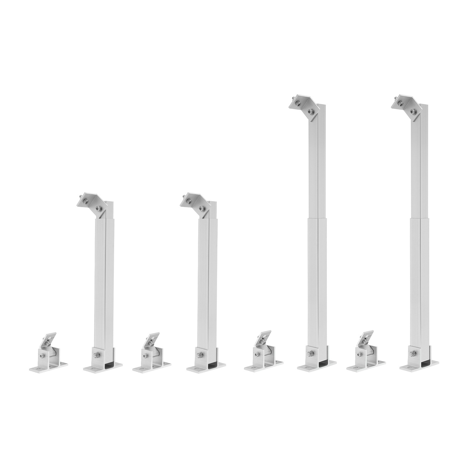 4 Sets Adjustable Solar Panel Mounting Brackets, Universal Solar Panel Bracket