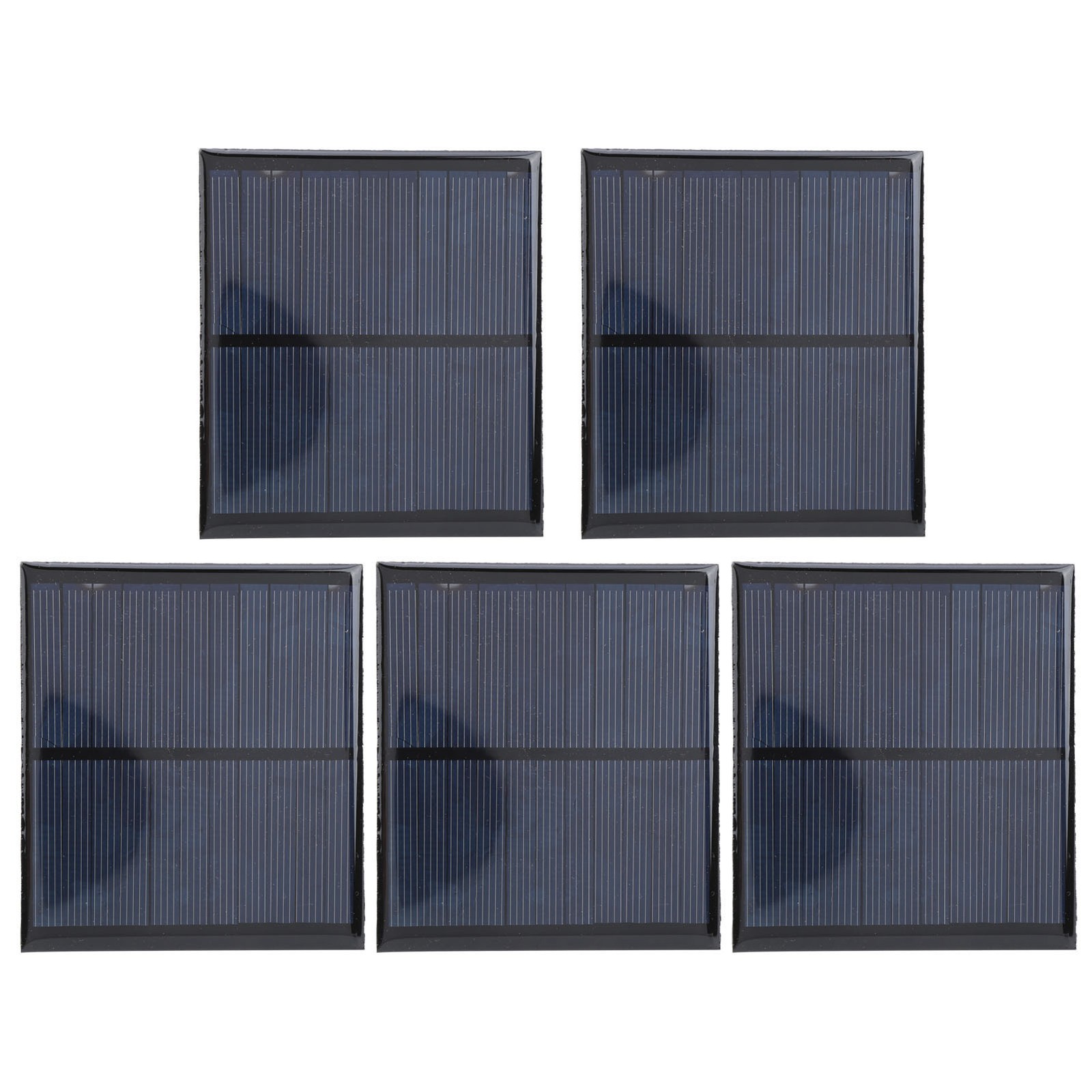 5Pcs Mini Solar Panel Board Module + 30CM Red And Black Wire DC5.5V 160mA