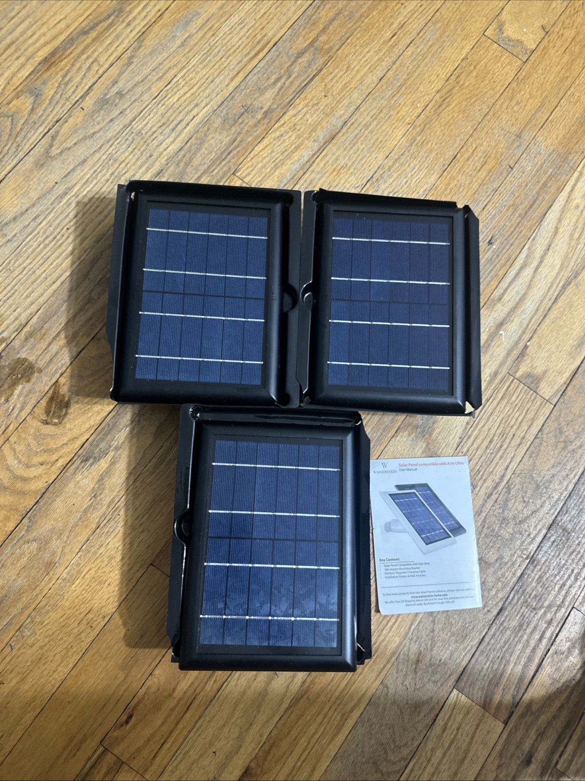 Solar Power Panel for Arlo Ultra Camera Outdoor (3 Pack)