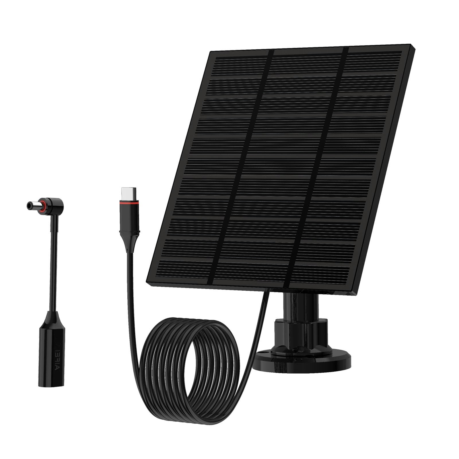 Solar Panels for Ring Outdoor (New Generation) 5W 5V Solar Panel Charger with…