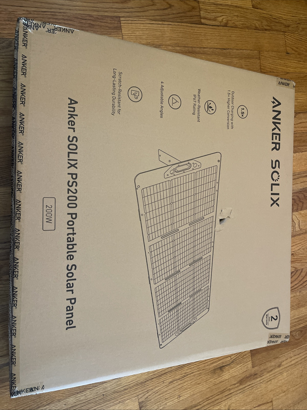 Anker A2436 Foldable Solar Panel 200W Portable Charger PS200 Waterproof Read**