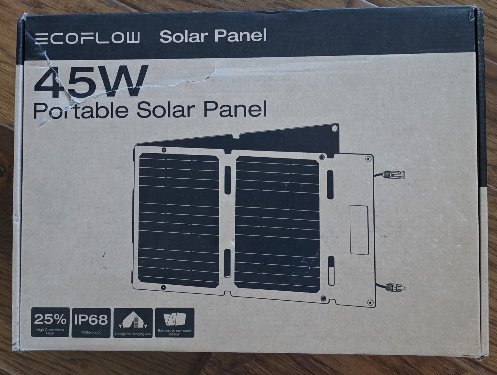 EcoFlow Type-C 45W Portable Solar Panel Foldable Power Bank Station USB XT60i **