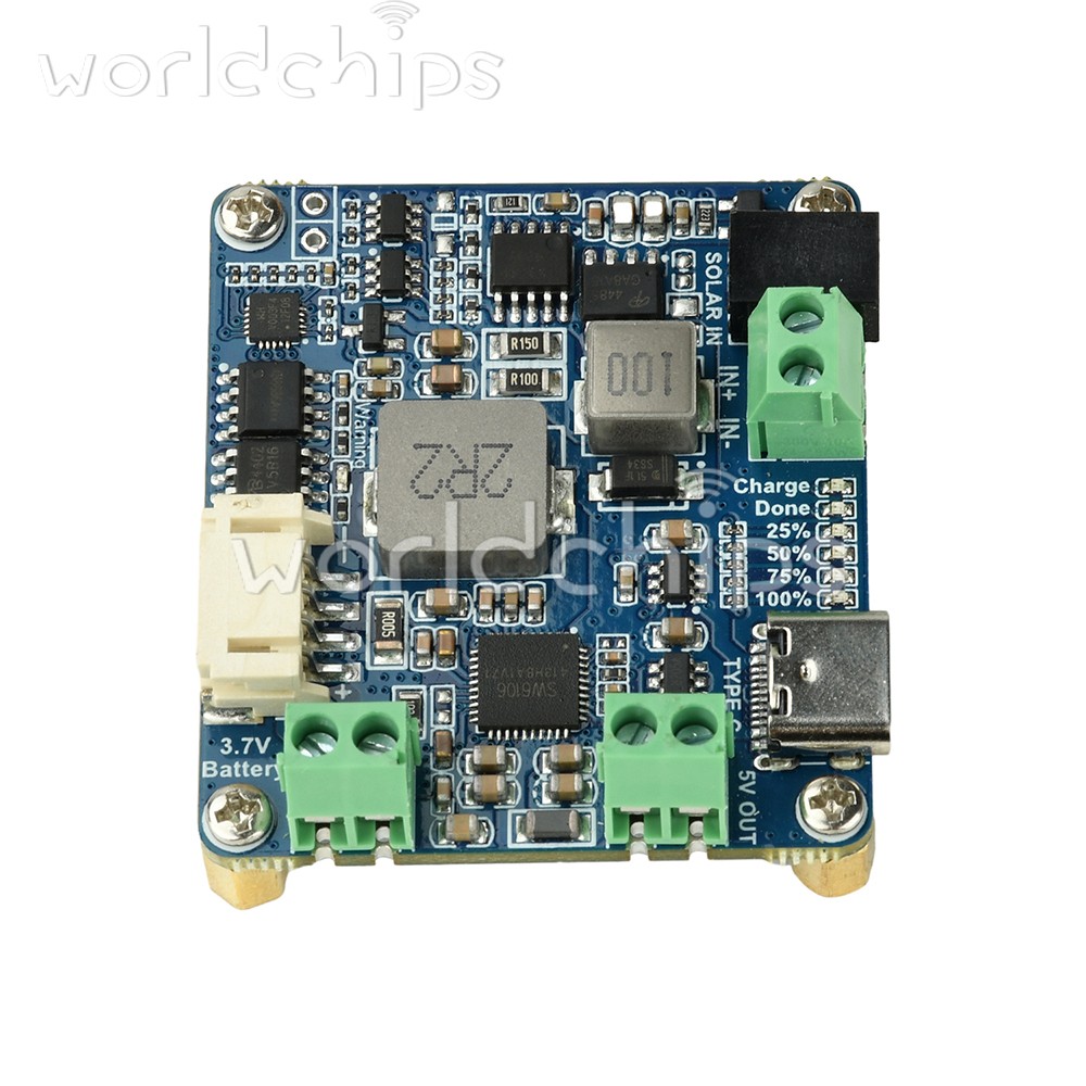6-24V Solar Panel Power Management Module 5V 3A Supports MPPT, PD QC FCP SFCP
