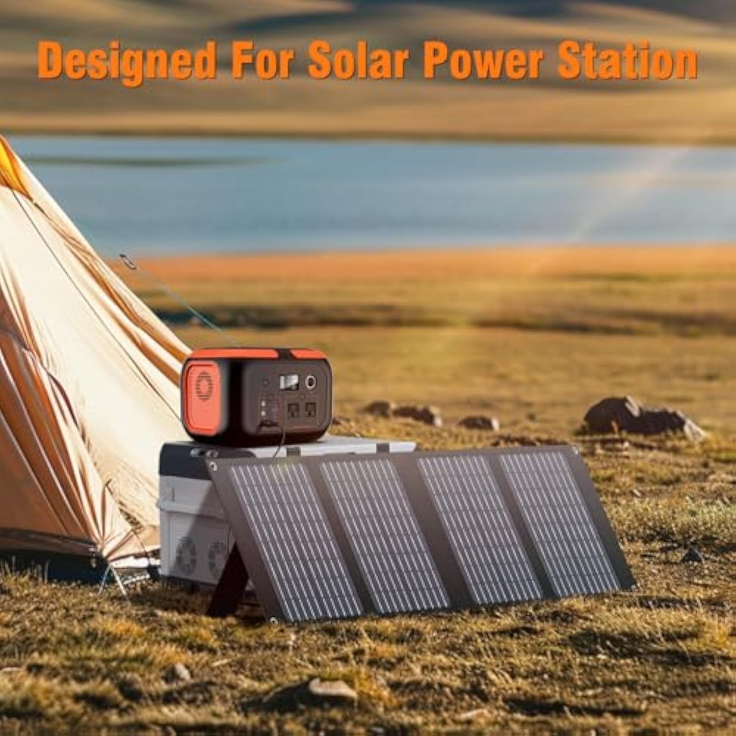 40W Portable Solar Panel Charger with USB QC 3.0/USB C/18V DC IPX4 Waterpro