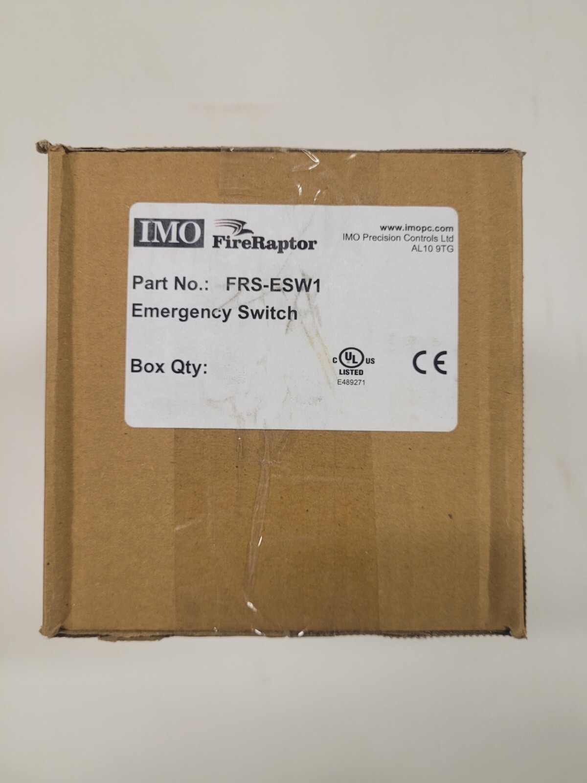 IMO FRS-ESW1 FireRaptor Emergency Rapid Shutdown Switch