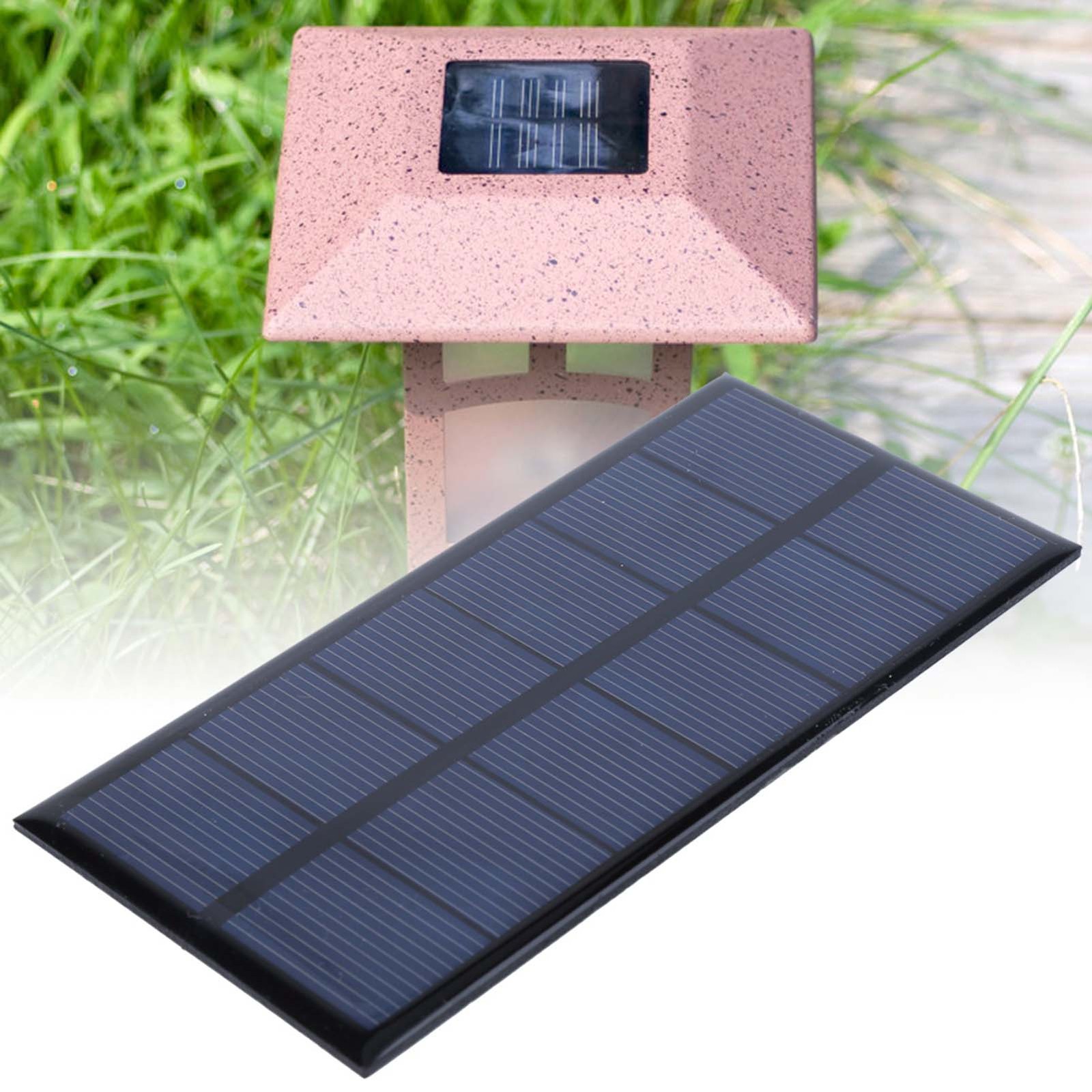 1W 3V Crystalline Silicon Solar Cell Panel Outdoor For DIY Power Charger Supply❀