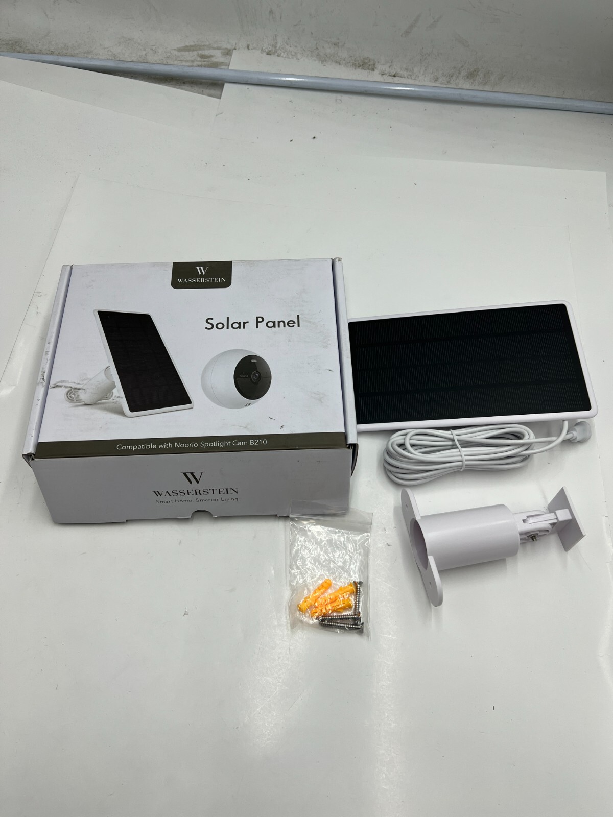 Wasserstein Solar Panel for Noorio Outdoor Security Cameras – 2W Solar Power