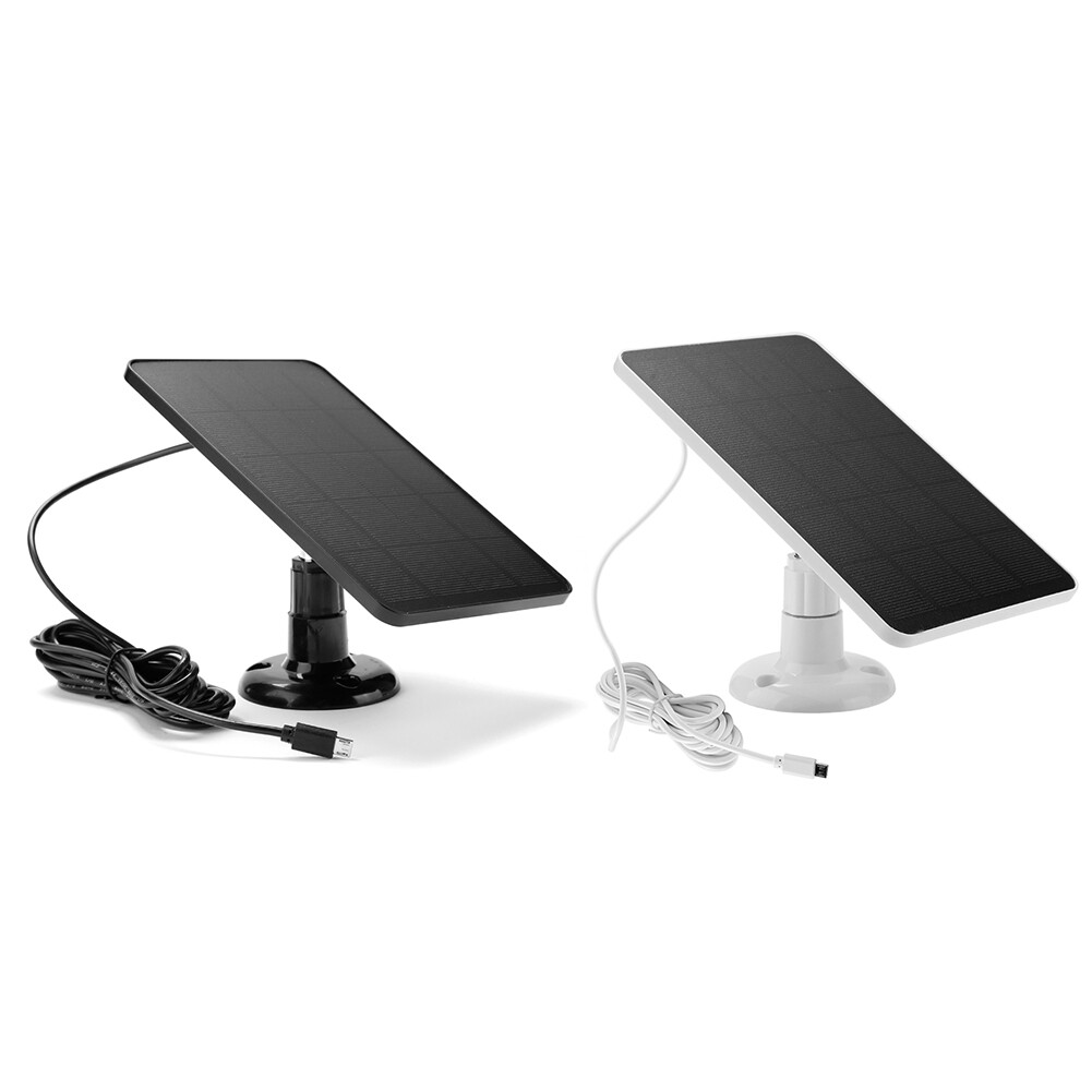 4W 5V Solar Cell Panel Charger USB for EUFY Security Camera Home Light Doorbell