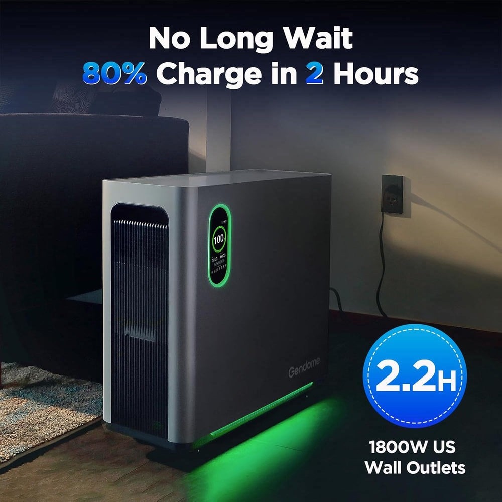 *NEW* Gendome Portable Power Station Home3000, 3072Wh LiFePO₄ Battery