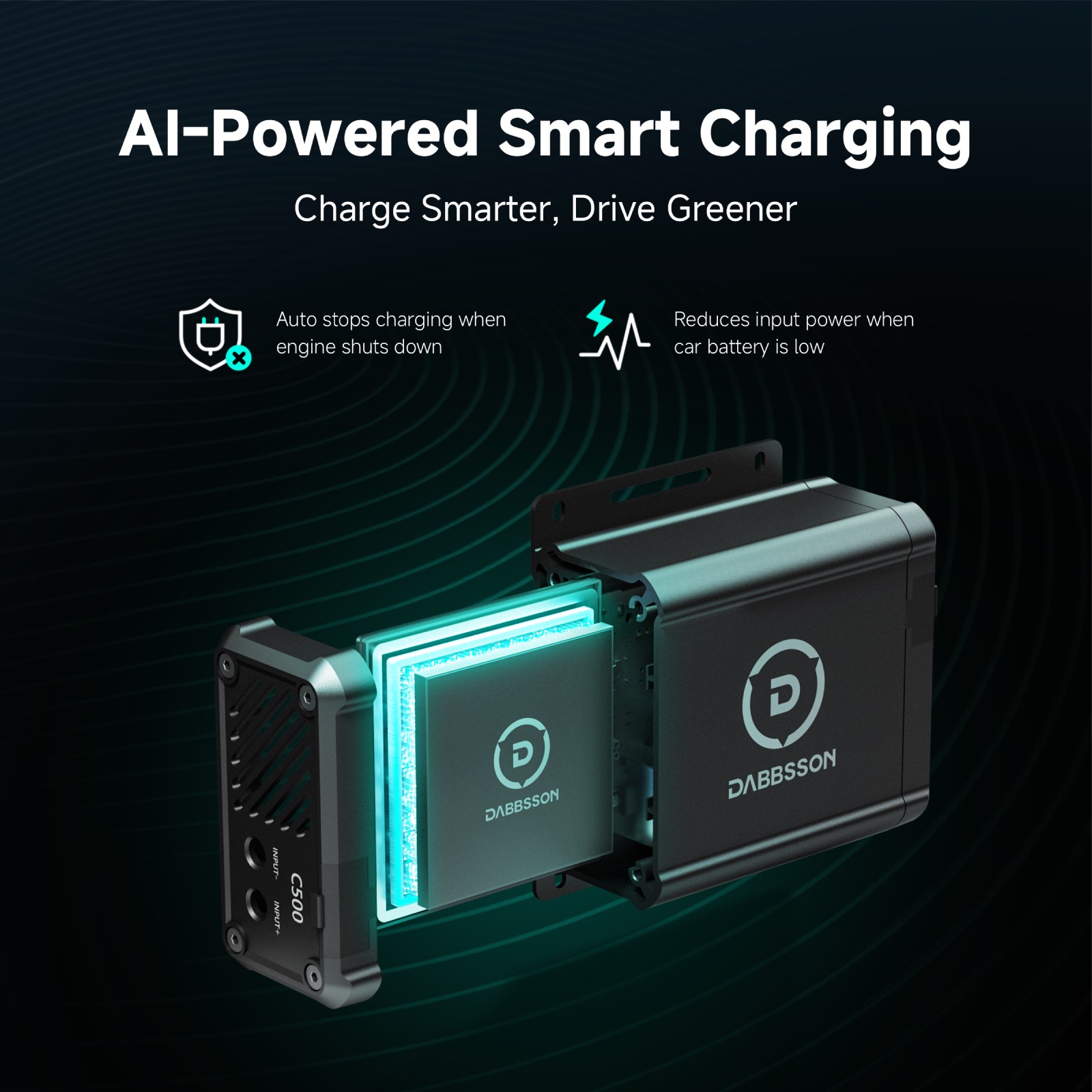 Dabbsson 3072Wh 3000W Power Station w/ 560W Car Alternator Charger Car Trip Camp