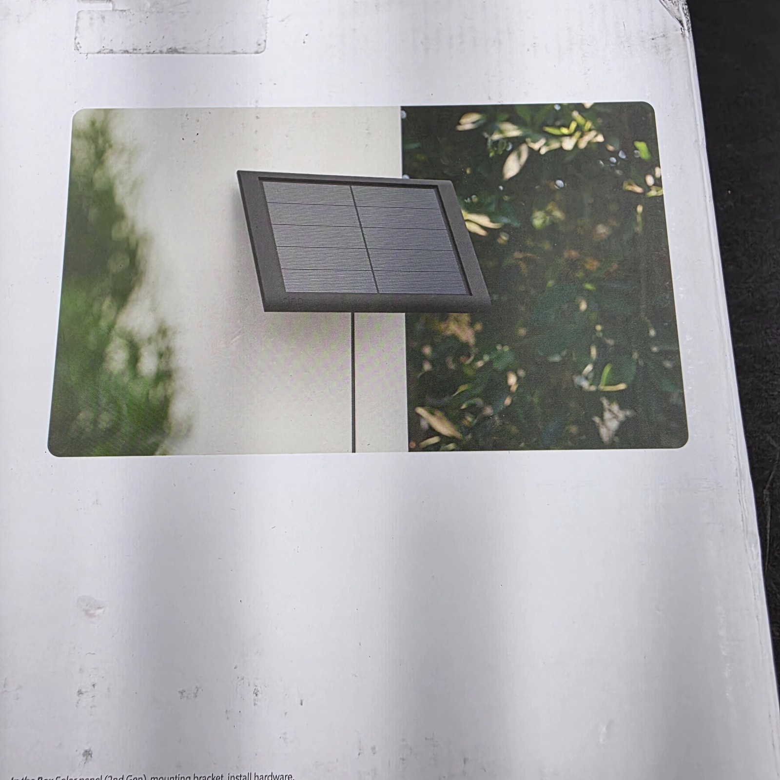 New Ring 4W 2nd Generation Solar Panel for Select Ring Security Cameras Black