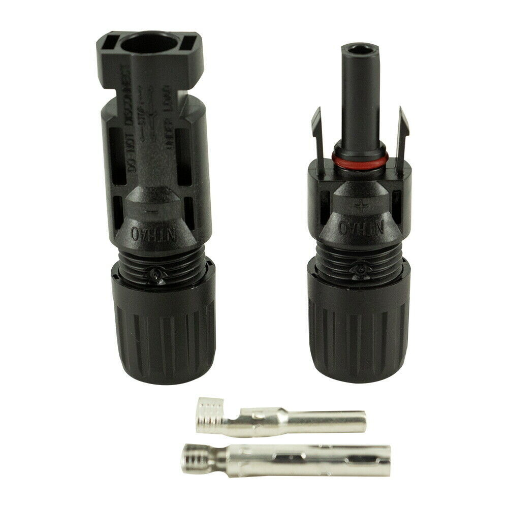 20PCS Solar Pannel Cable Connector Waterproof Male Female Wire Joiners 4mm-6mm