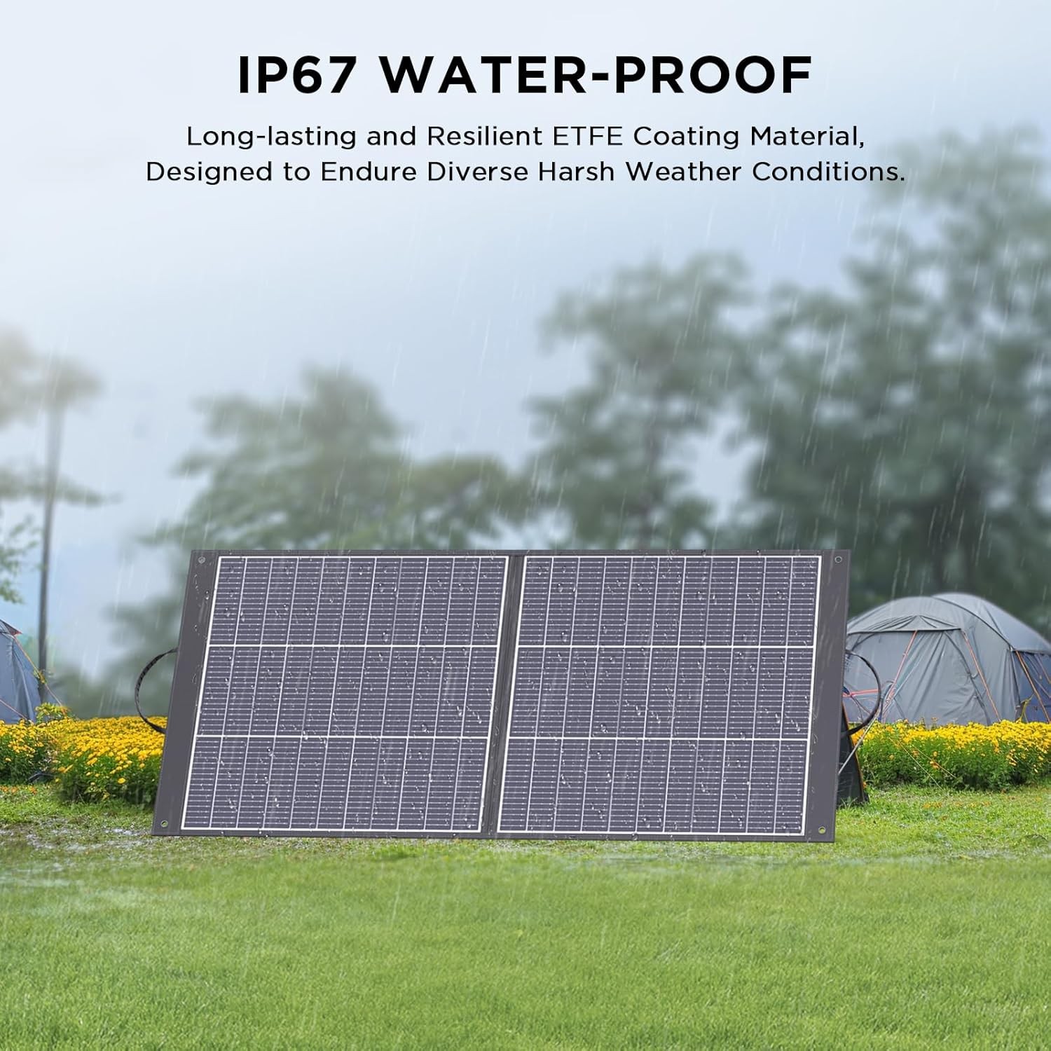 ZOUPW 100W Foldable Solar Panel 25% Efficient Jackery