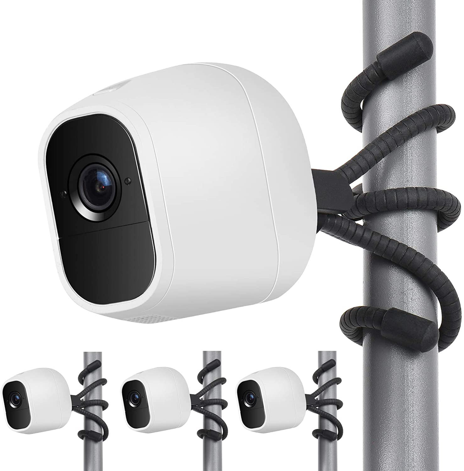 3 Pack Flexible Tripod For Arlo Pro Arlo Ultra Wall Mount Bracket Black NEW