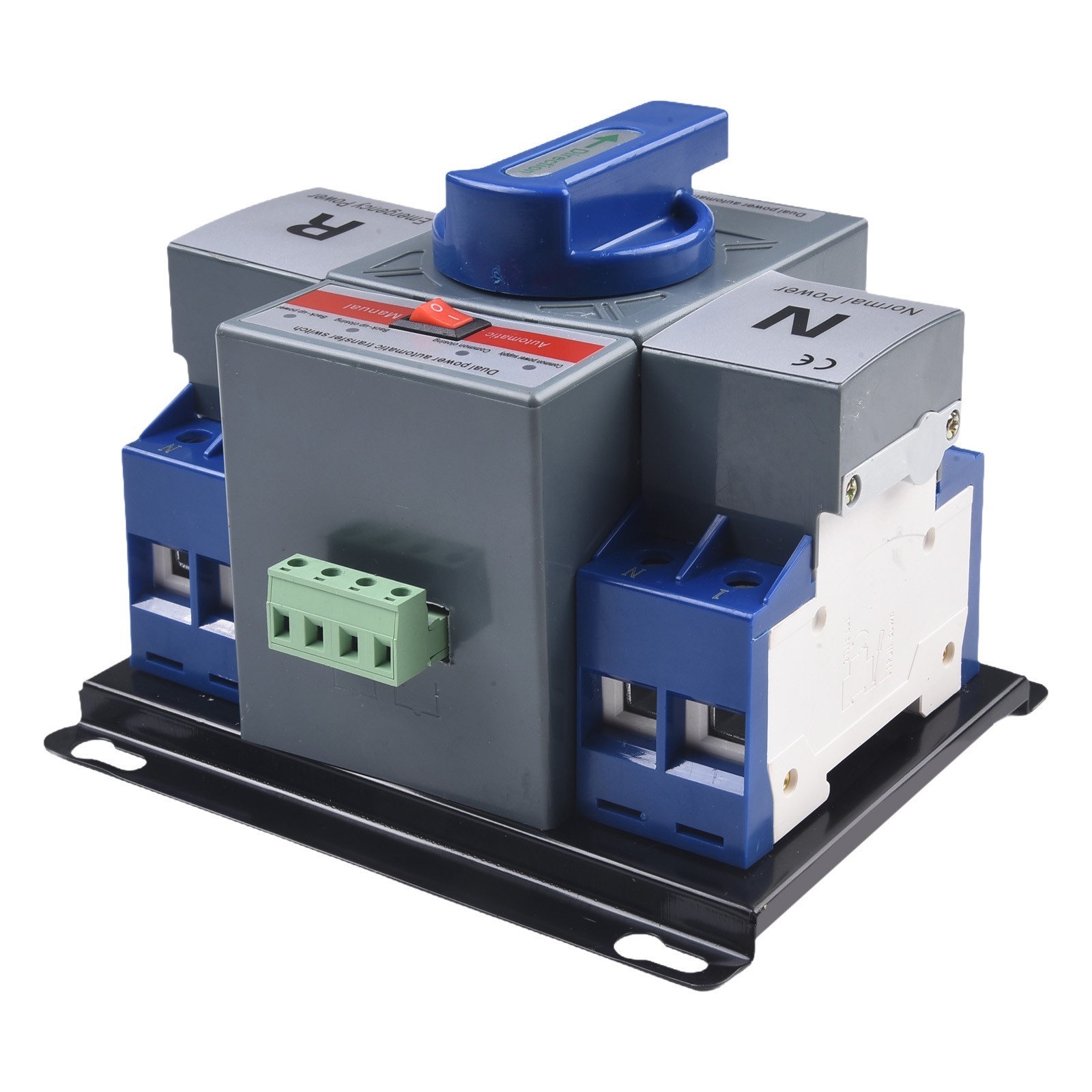 Blue Dual Power Auto Changeover Switch Generator Transfer Switch 63A 2P