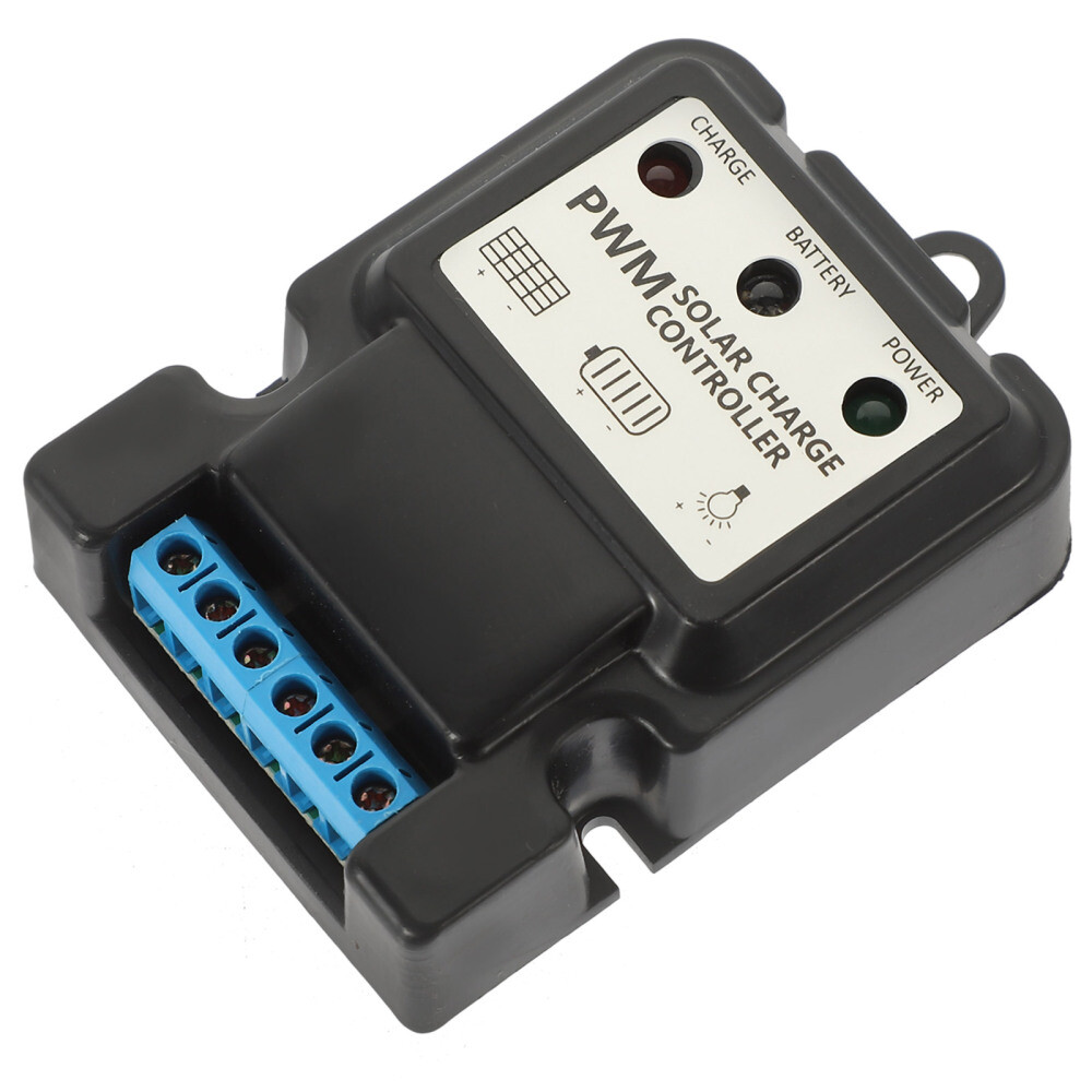 6V 12V 10A Auto Solar Panel Charge Controller Battery Charger Regulator Black