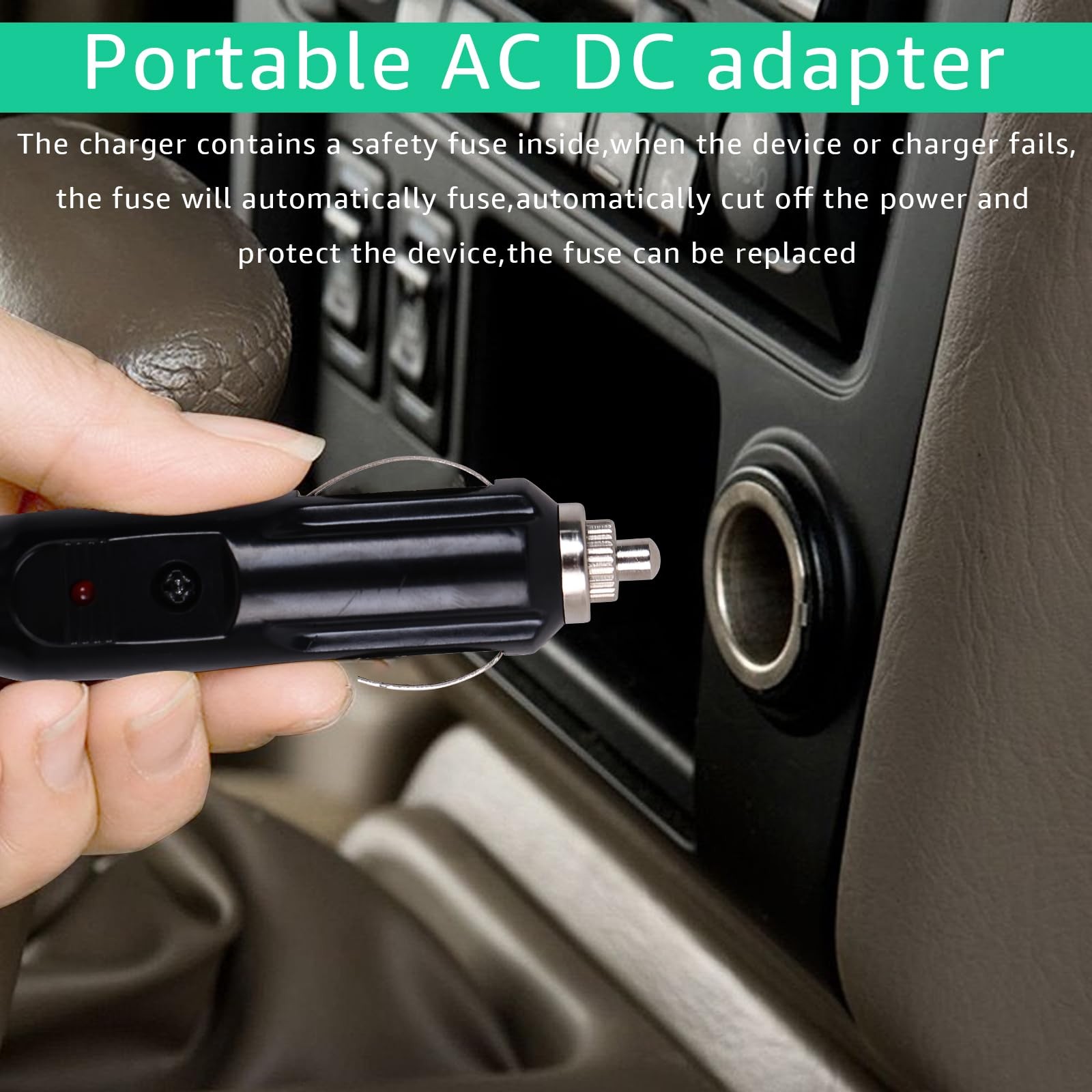 LCMLA 12V/24V XT60 Car Charging Cable Replacement for Ecoflow Delta/River Blu…