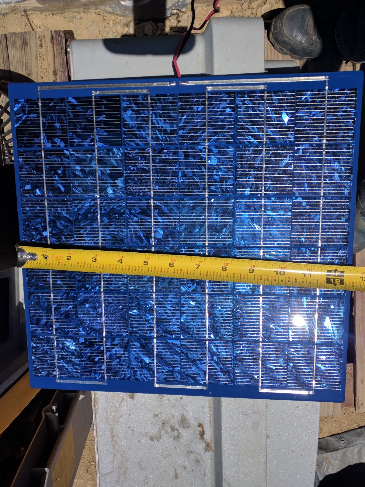 10W 12V Portable Waterproof Epoxy Solar Panel for Charging Small devices