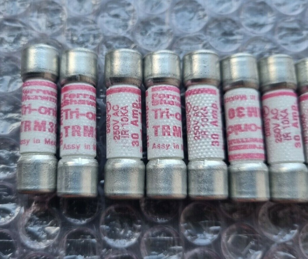 FERRAZ SHAMWUT TRM30 30A TIME DELAY FUSE 17/PK (IN8S3B2)