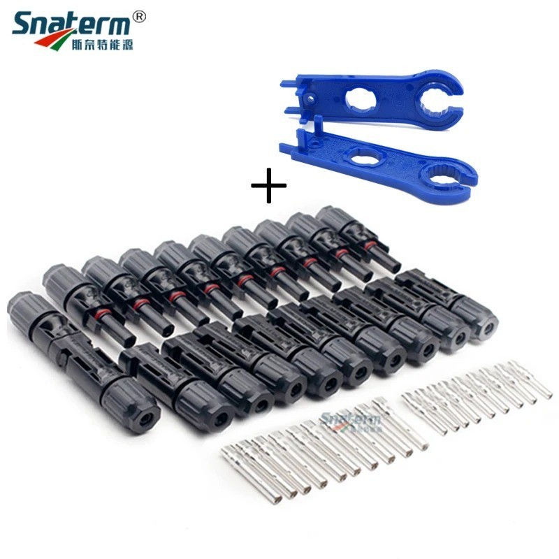 10Set Male Female Wire Cable Connector Set Solar Panel Waterproof Connector