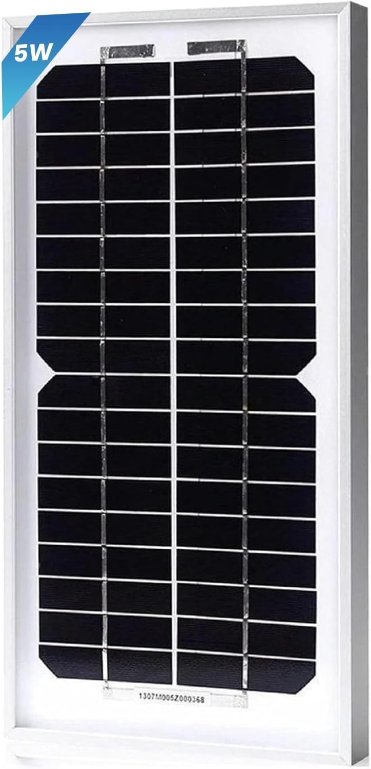 5W Solar Battery Maintainer – Waterproof 12V Trickle Charger for All Vehicles