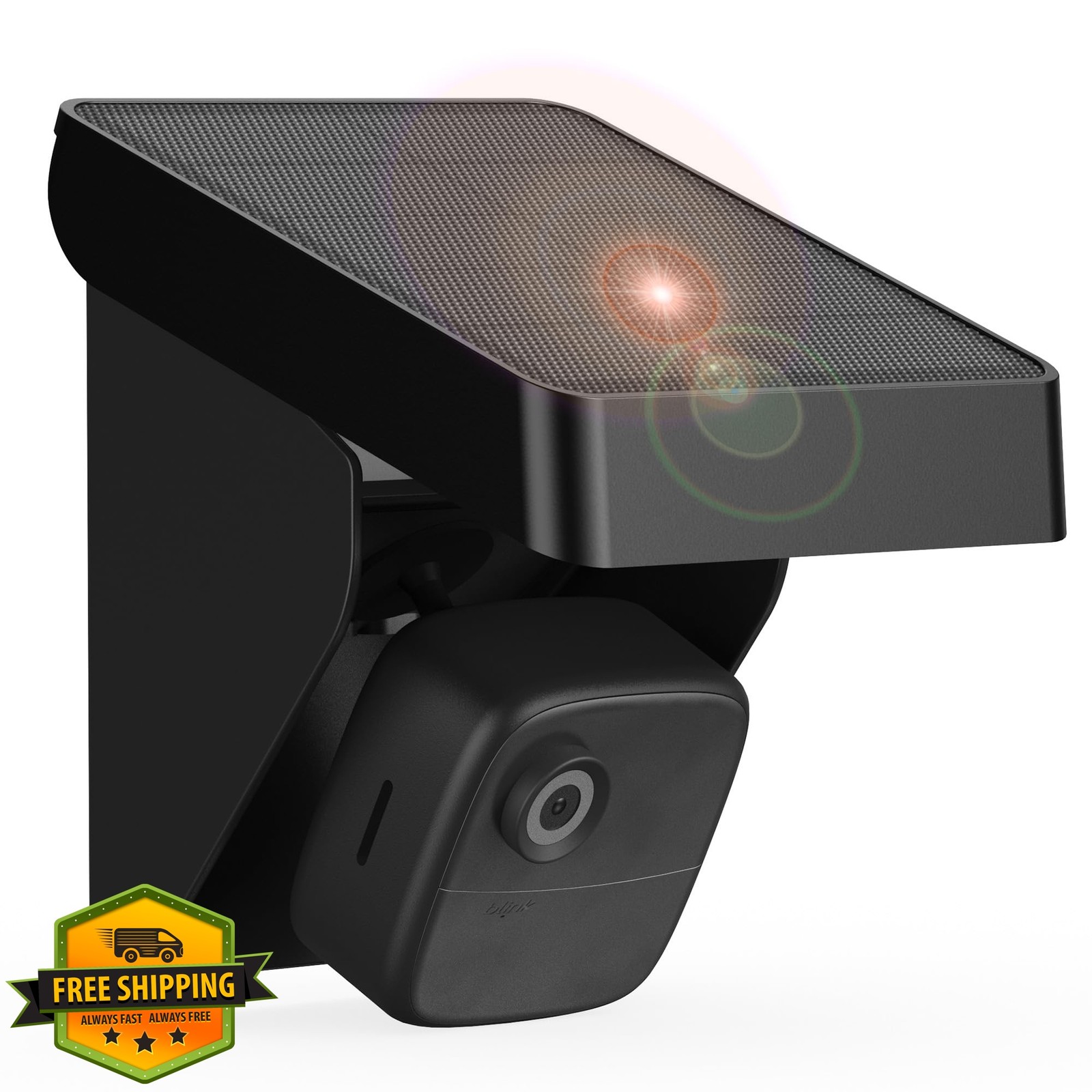 Ponlrie Solar Panel Black 1 Pack