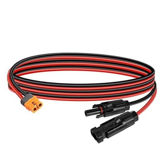 Solar to XT60i Charging Cable 12AWG 1.5M Solar Plug to XT60 Socket Solar