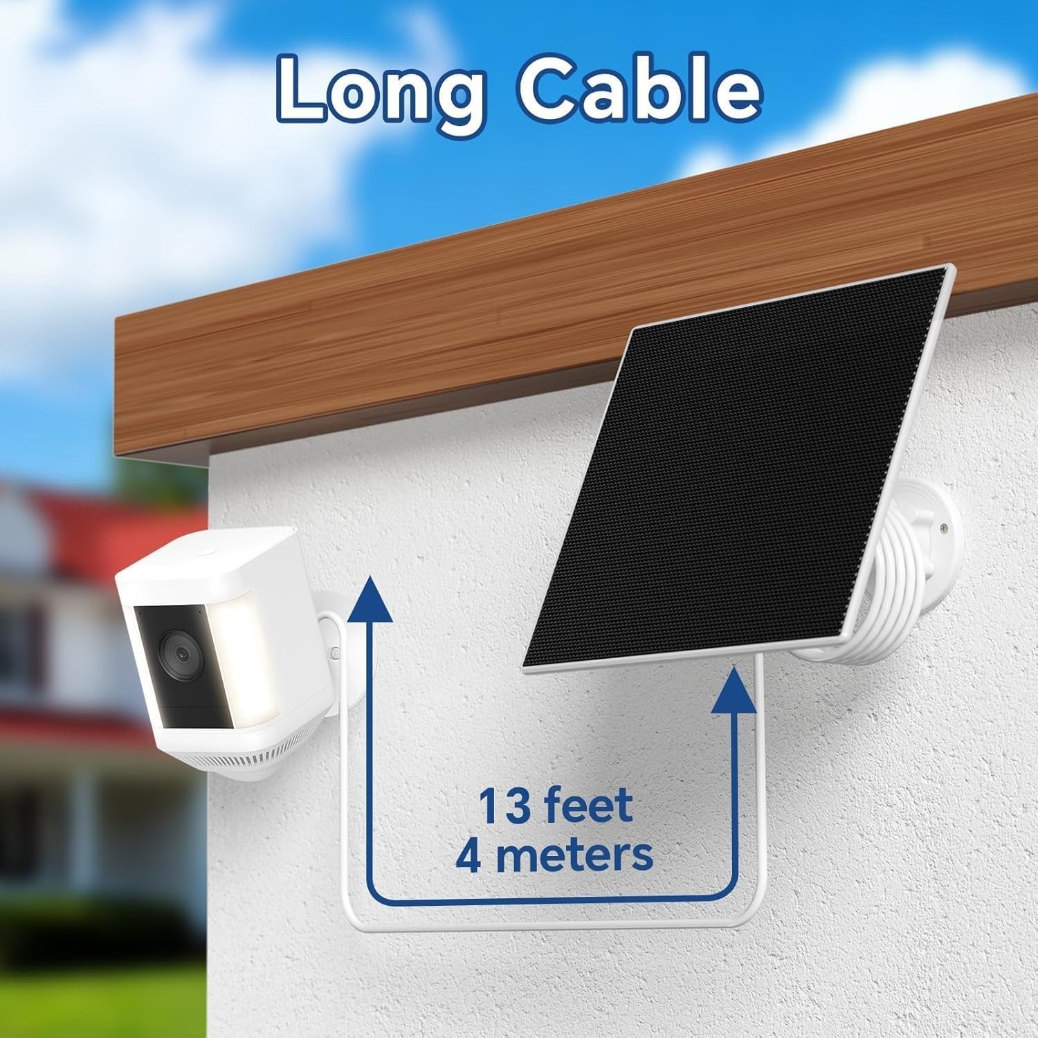Solar Panel Built-in 4000mAh/Battery with USB-C to Barrel Plug Adapter T64-10