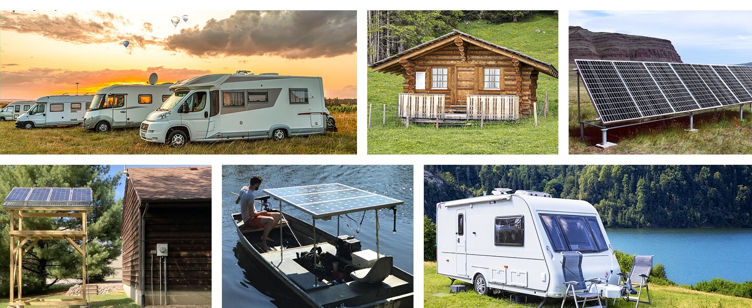RICH SOLAR Double Cable Entry Gland Box RV Boat Roof Off-Grid Waterproof