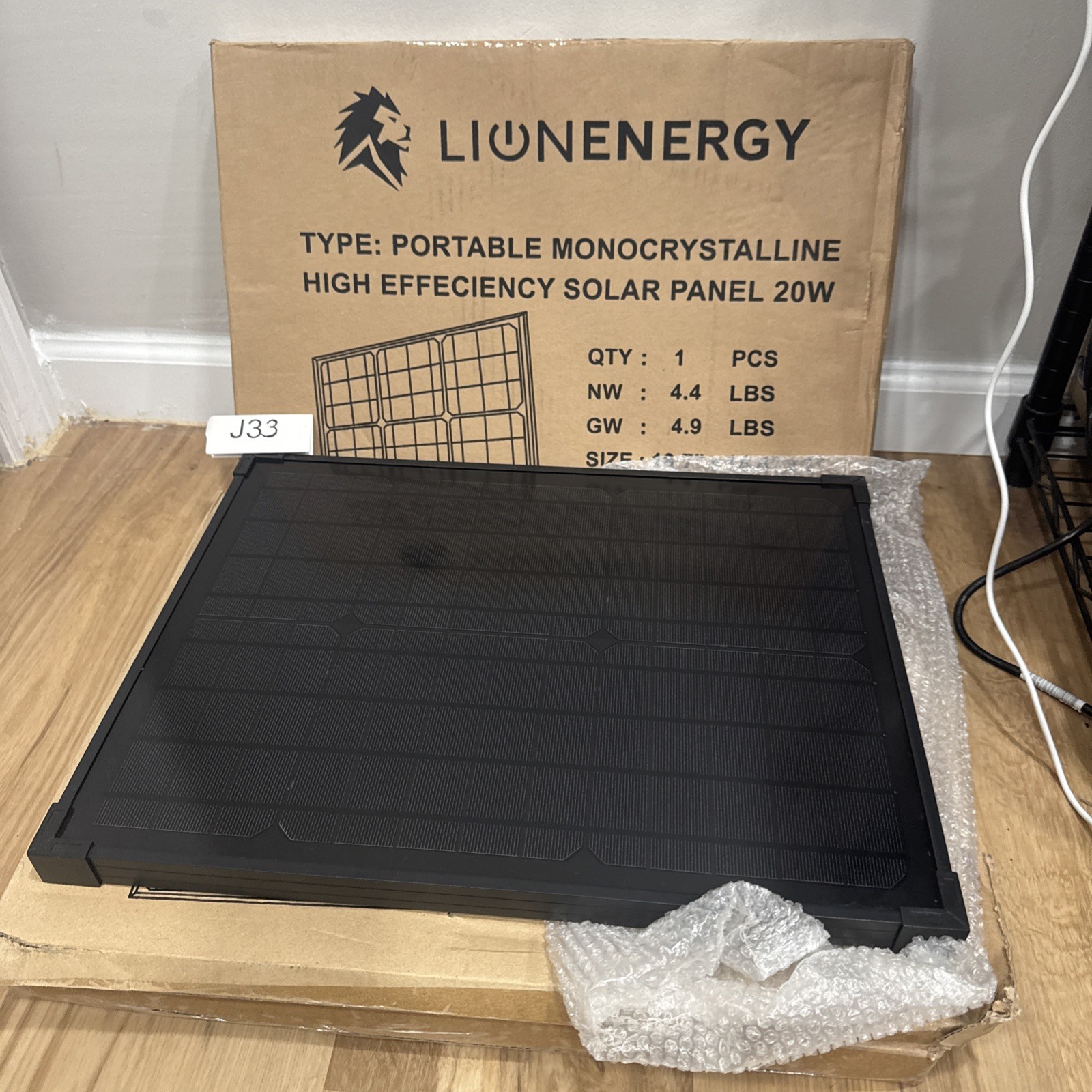 lion energy solar panel 20 watt (NEW) Lot Of 3