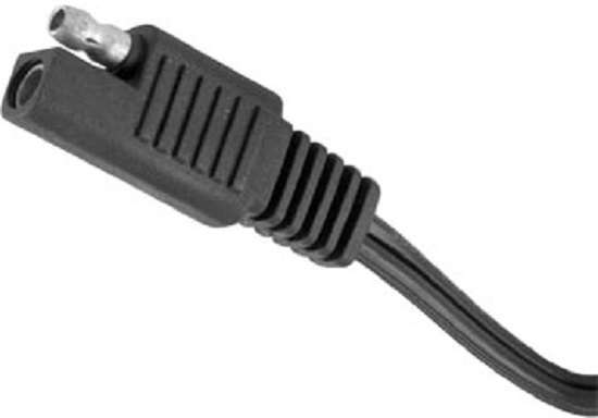 TEST LED plug for Portable Solar Panel Battery Charger Sae Car motorcycle Jetski