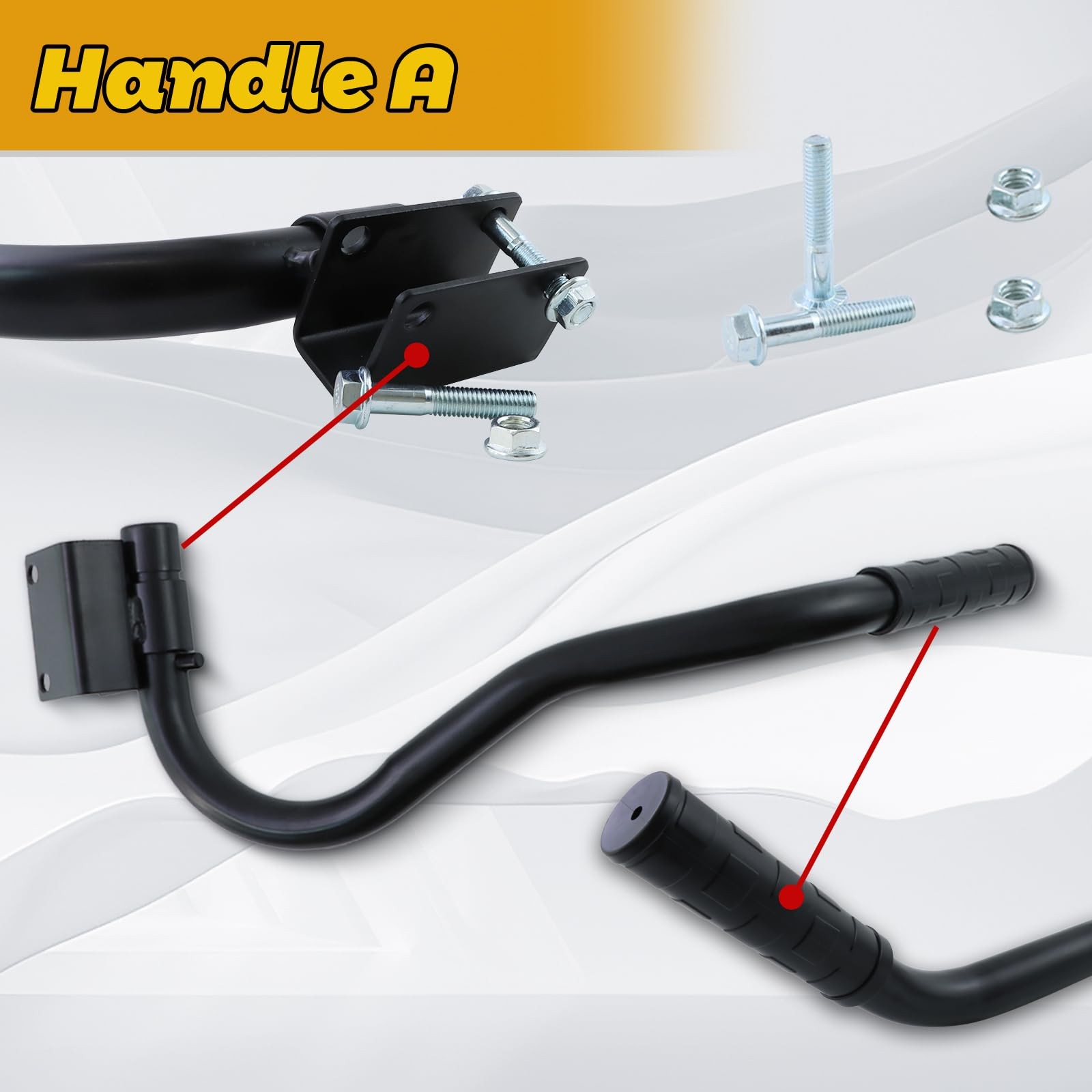 Generator Wheel Kit Compatible with Champion 2800-4750w with Folding Handle