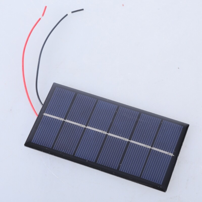 Solar Epoxy Panel Polysilicon Board 3.0V 220MA Solar Panel with Wire Easy to Use