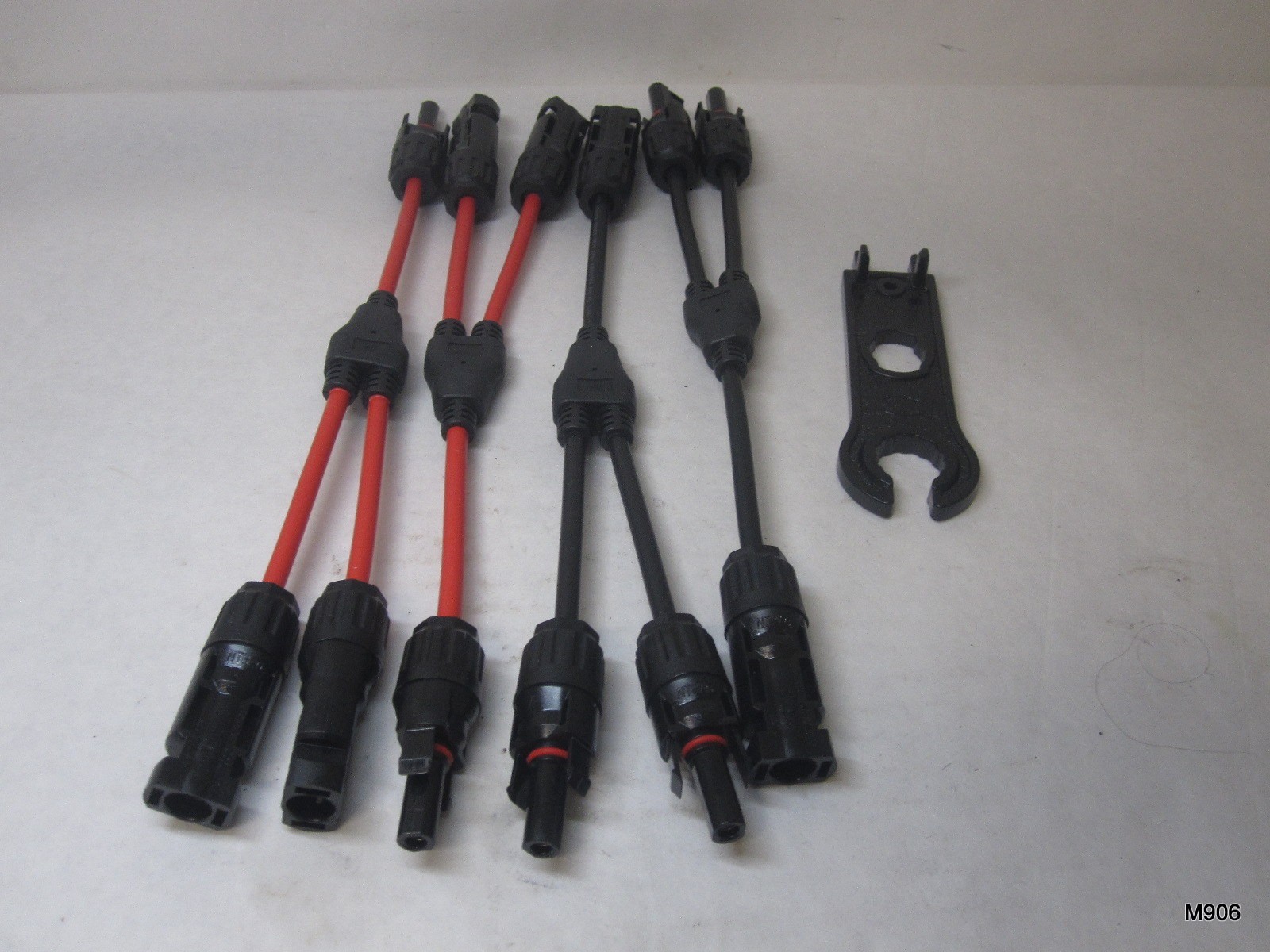4 Pcs Solar Connectors Y Branch Parallel Adapter 10AWG Cable for Solar Panel