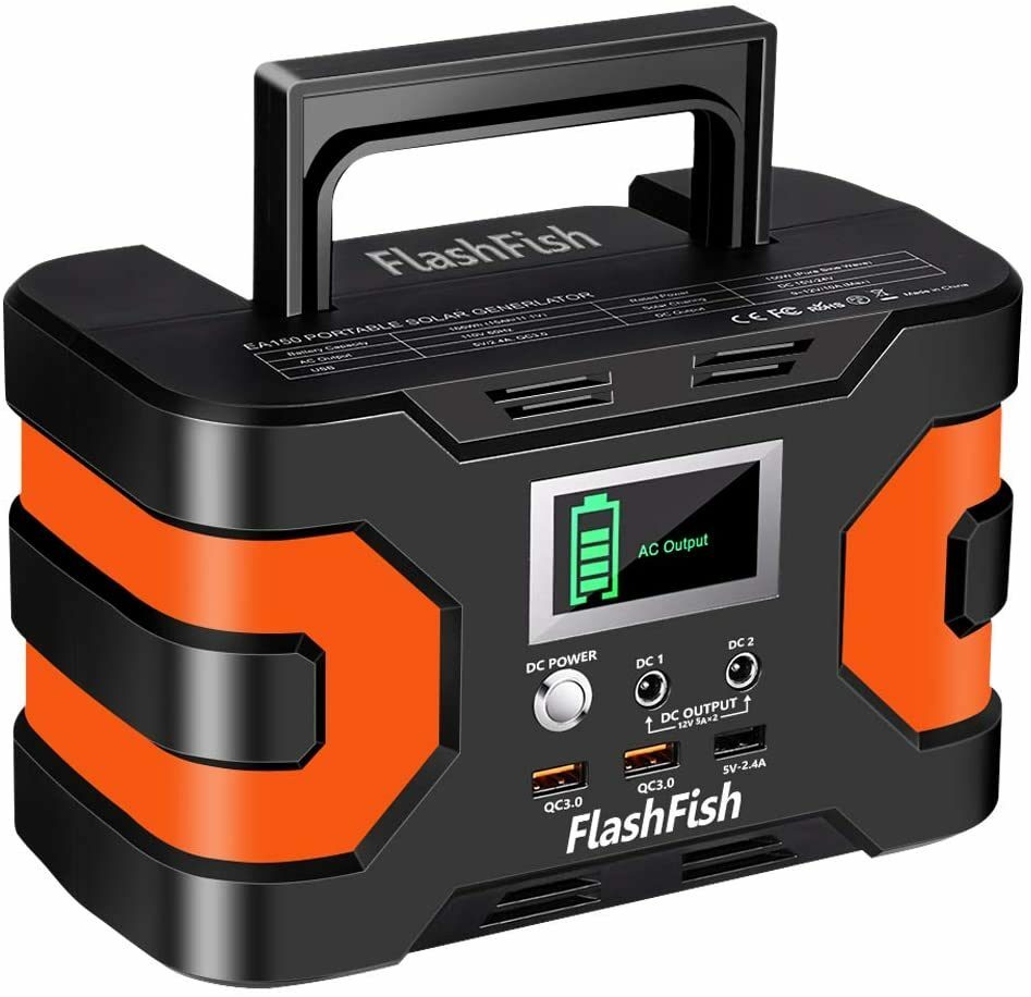 200W Power Station Flashfish 166Wh 45000mAh Backup Power