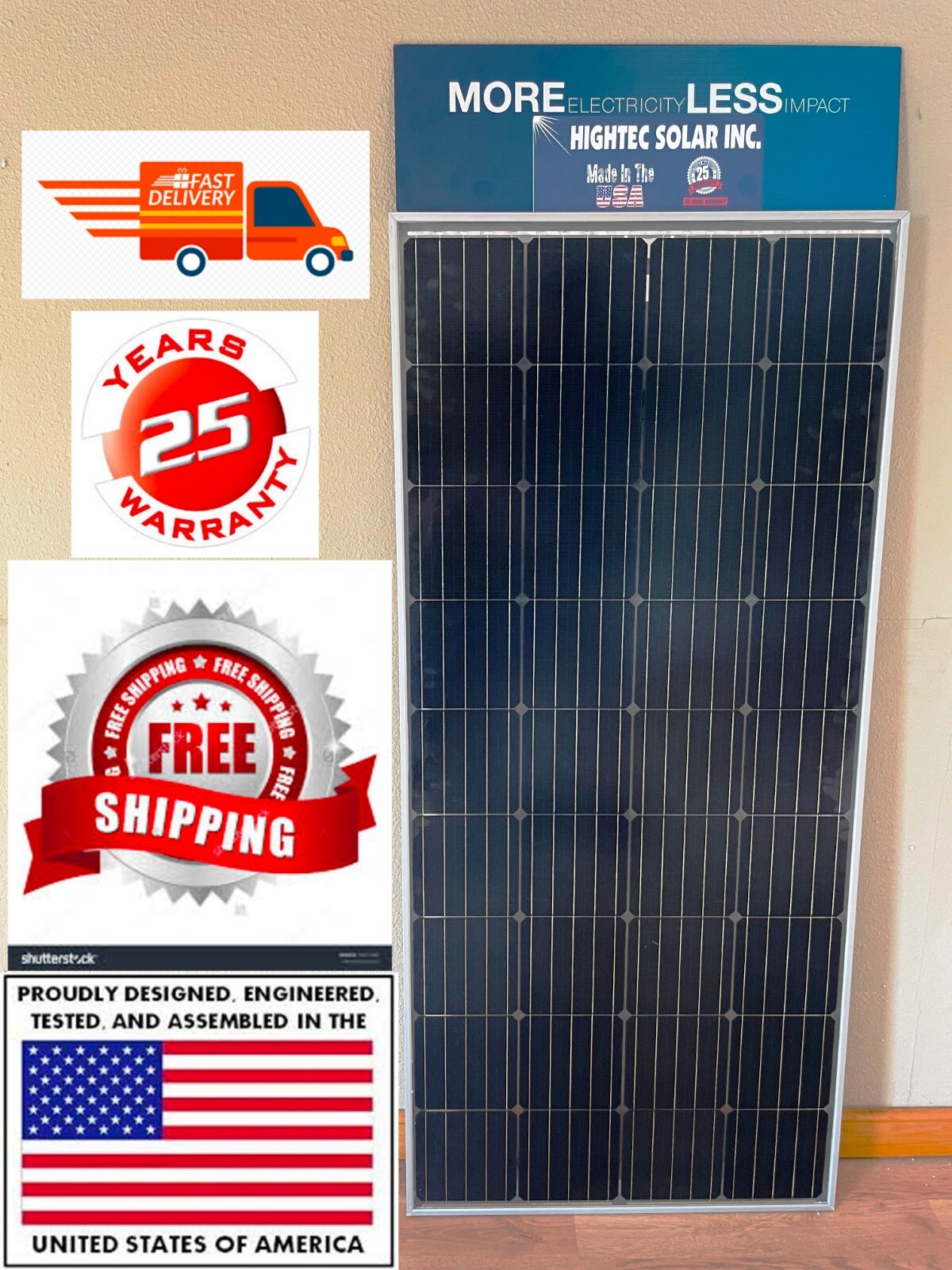 1~ 200W~260W BSTC*BIFACIAL SOLAR PANEL AMERICAN MADE SUPER PANEL RV boat SALE !