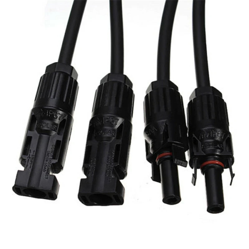 Solar Panel Y Branch Cable Connection Waterproof Adapter Connector Extension US