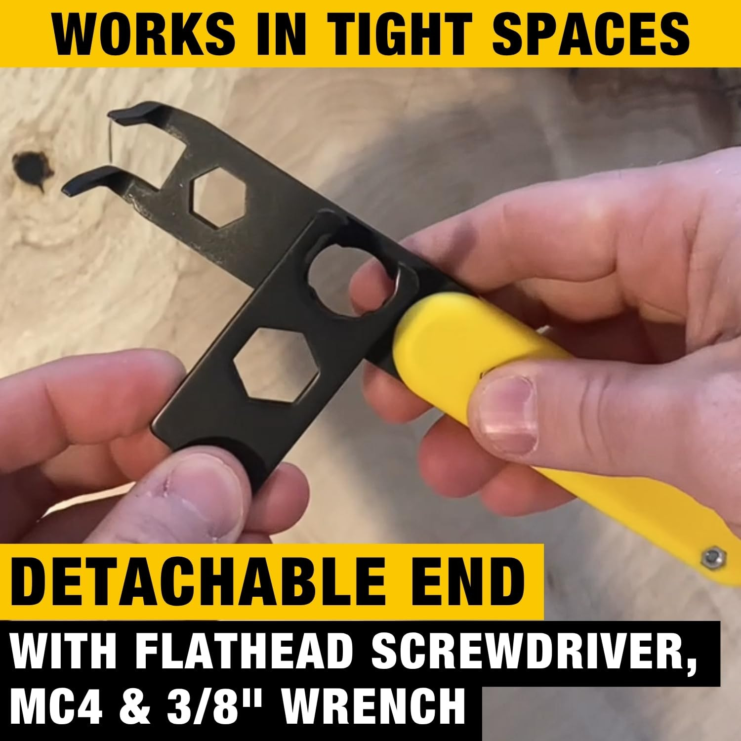 Solar Serpent – 5-In-1 Multipurpose Solar Connector Tool for MC4