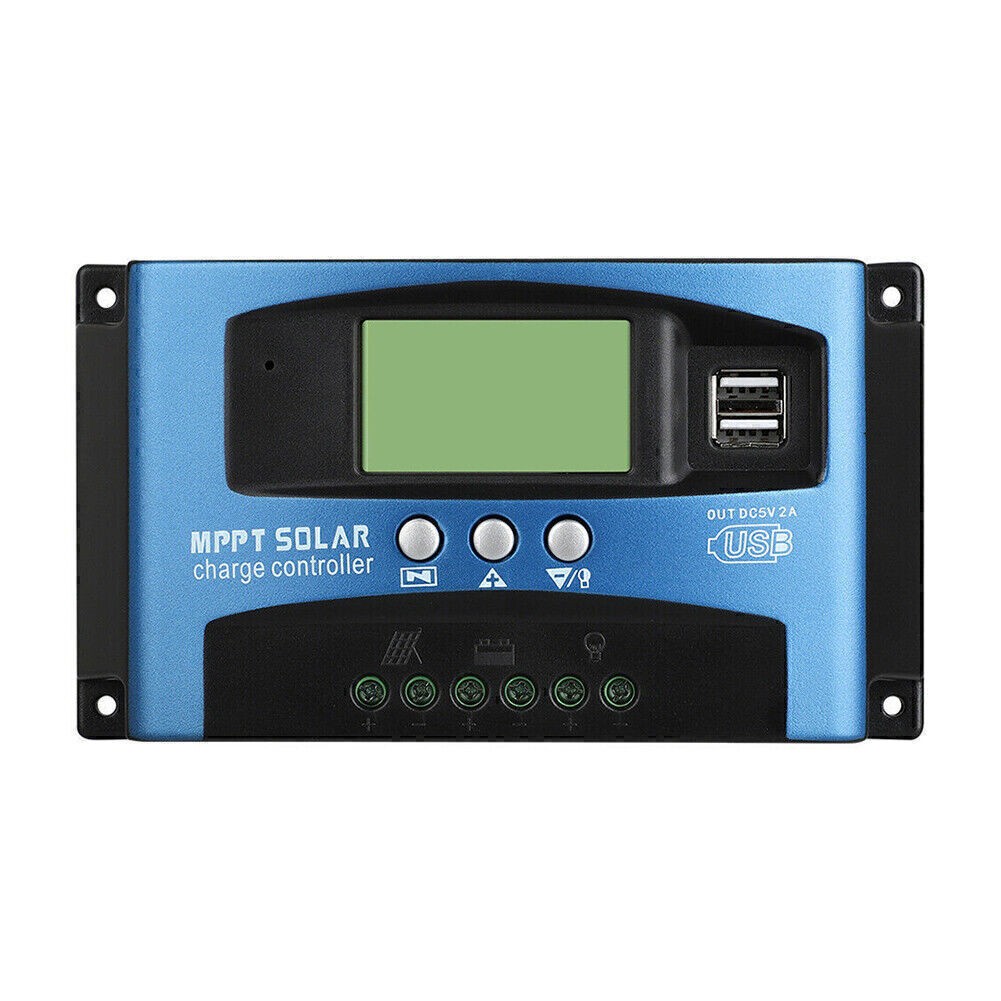 30A-100A MPPT Solar Panel Regulator Charge Controller 12V/24V Focus Tracking New