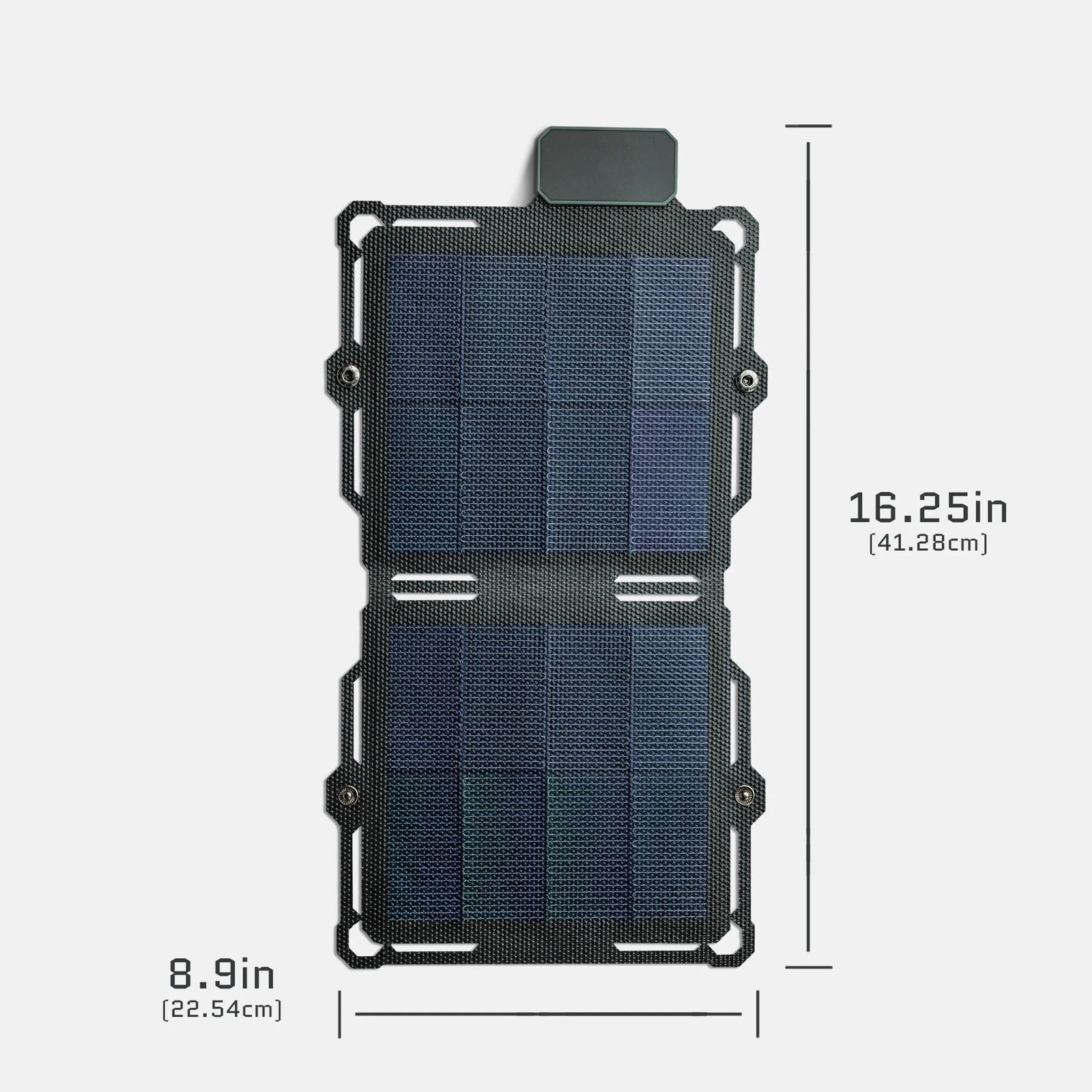 Dark Energy Spectre Solar Panel 8W Portable Solar Power Foldable Design – Gray