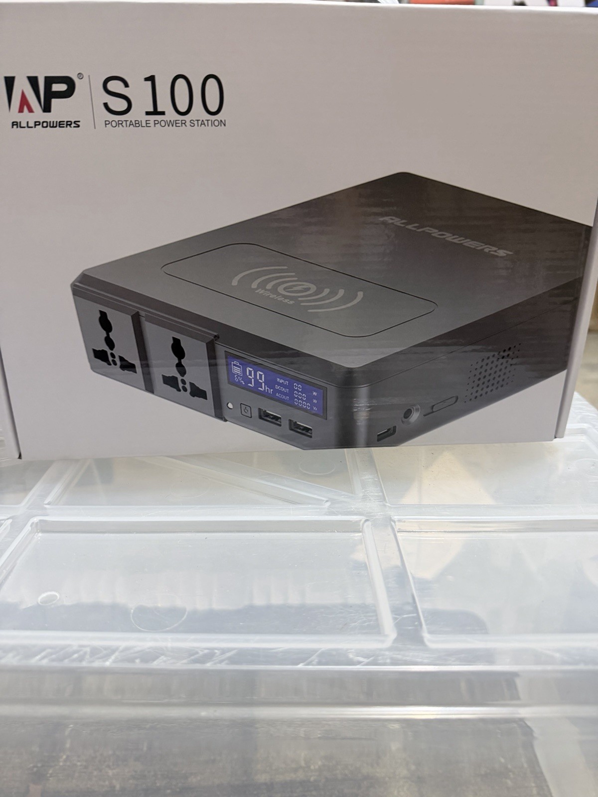 ALLPOWERS Portable Power Station 200W Battery Backup Power