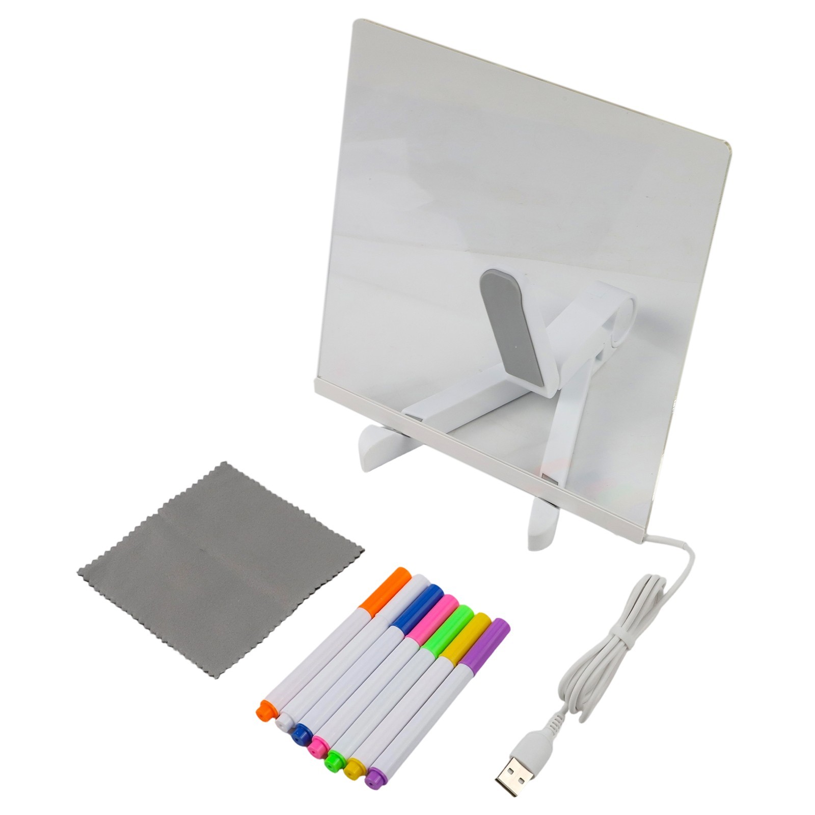 LED For Kids Drawing Board DIY Kit with Pens and Bracket for Creative Fun
