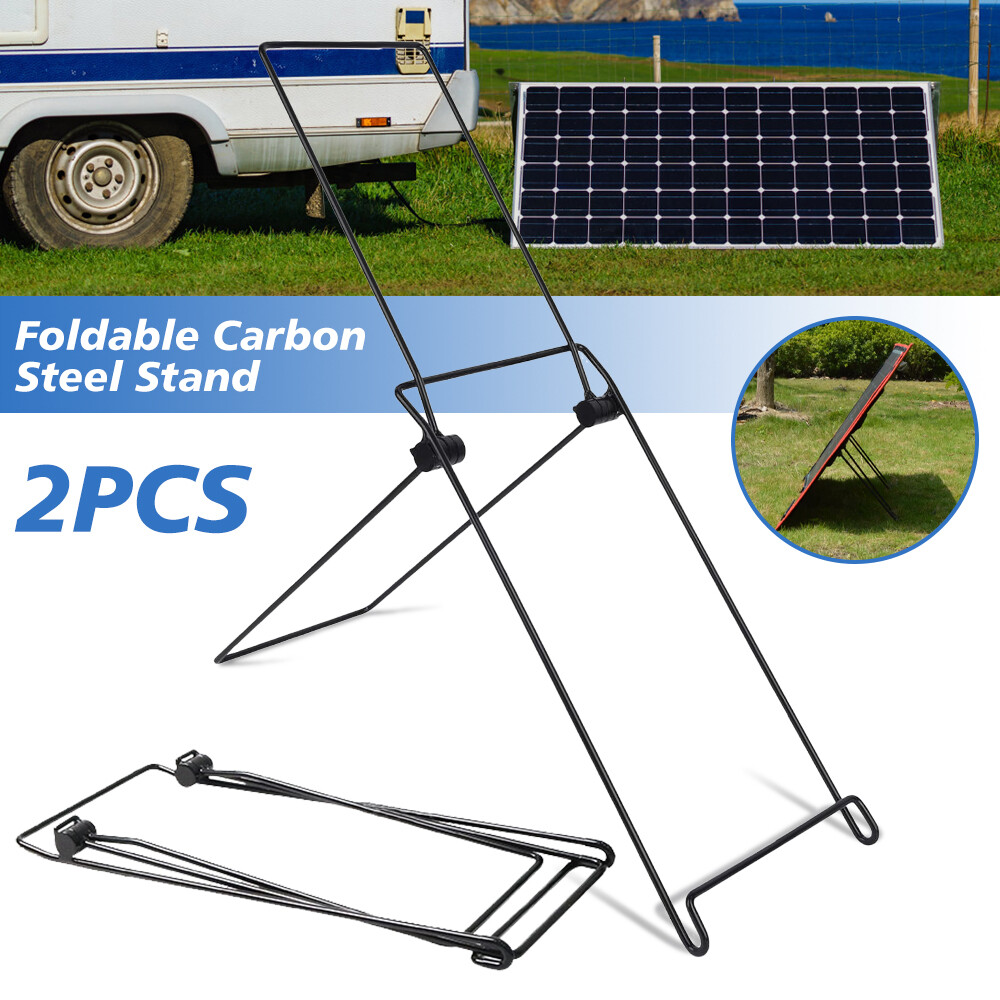 Adjustable Solar Panel Mounting Bracket Kit Portable Folding Solar Panel Stand