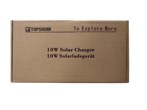 10 Watt 12 Volt Solar Trickle Charger 10W 12V Solar Panel Car Battery Charger…