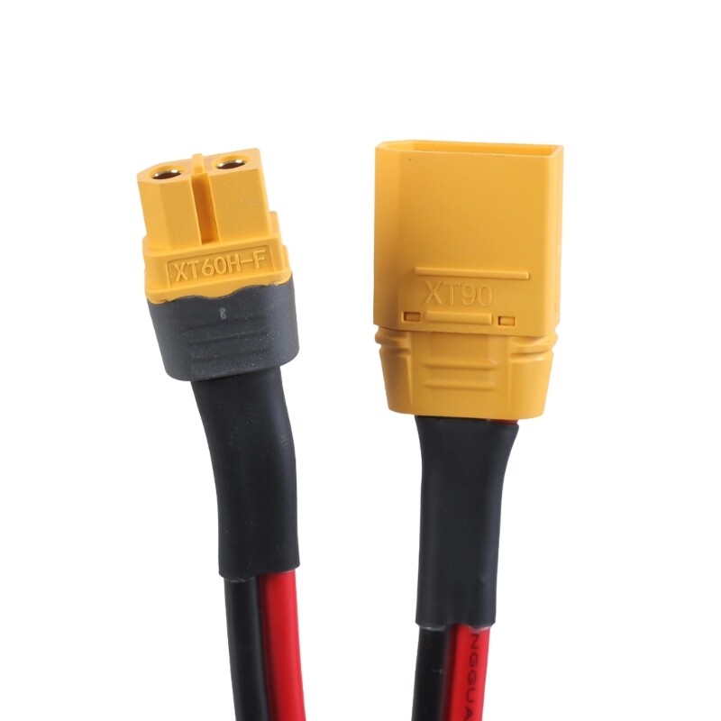 Extension Cord Wire XT60 Female to XT90 Male Connection Cable Line 2ft to 12ft