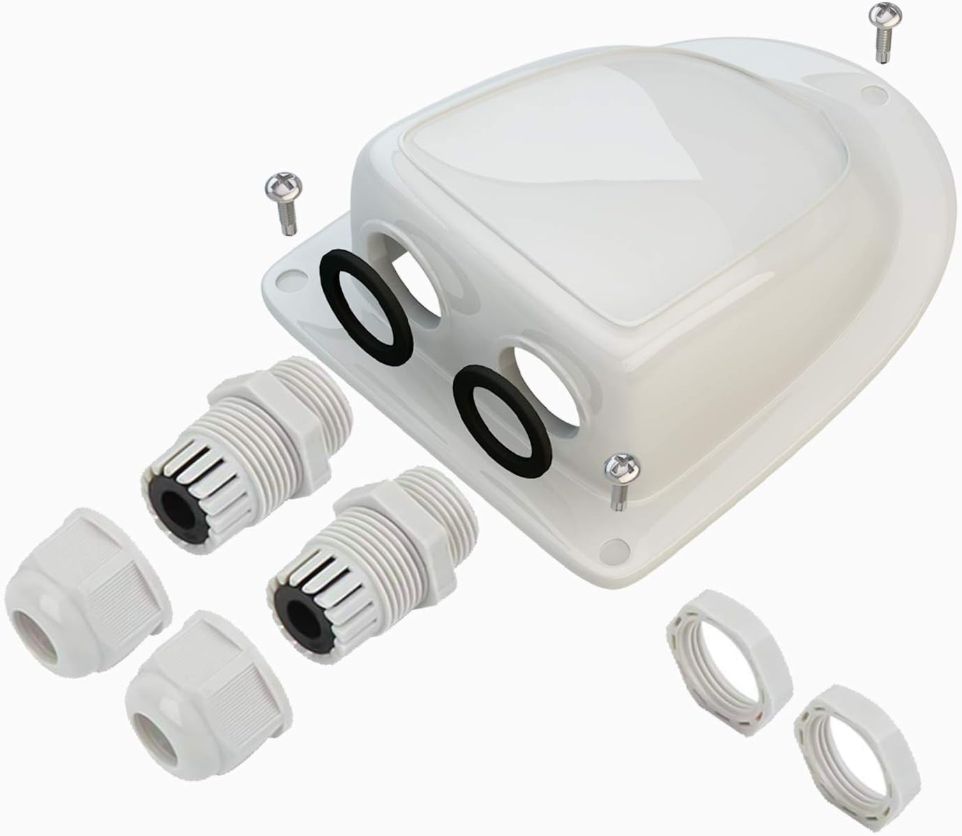 ABS Solar Double Cable Entry Gland for All Cable Types 2Mm² to 6Mm² for Solar Pa